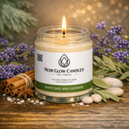 White Sage + Lavender - Noir Glow Candles