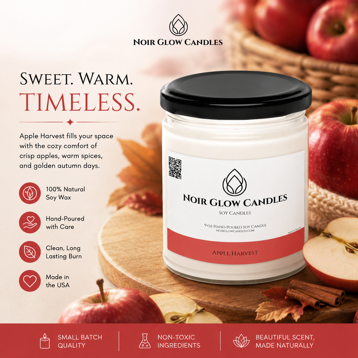 Apple Harvest - Noir Glow Candles